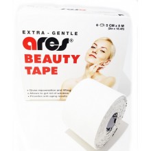 Кинезиологический тейп для лица Ares Beauty Tape белый 5м