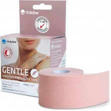 Кінезіо тейп для обличчя K-active GENTLE пудровий