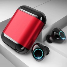 Беспроводные bluetooth наушники Tomkas S7-TWS, красный бокс (EG-100339)