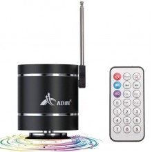 Виброколонка - вибродинамик акустический Adin D5+, 15 Ватт, bluetooth, радио, пульт ДУ (EG-н)
