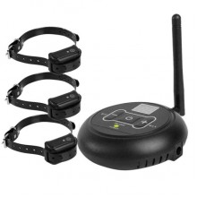 Беспроводной электронный забор для собак Wireless Dog Fence WDF-558, с 3-мя ошейниками (н)