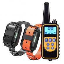 Ошейник электронный для собак дрессировочный Pet DTC-800 с 2-мя ошейниками для 2-х собак (eg-100350)