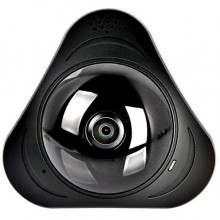 Панорамная wifi камера 360 рыбий глаз Unitoptek EC-P02, беспроводная, черная (eg-н) Панорамная wifi камера 360 рыбий глаз Unitoptek EC-P02, беспроводная, черная (eg-н)