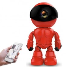 Поворотная камера wifi - робот Zilnk R004, 1.3 Мп, 960P, P2P, Onvif, красная (н)