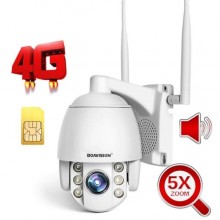 Камера 4G  видеонаблюдения Baovision 4G20M24AS, поворотная PTZ c 5X зумом , уличная, Android&Iphone App (eg-н)