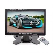 Автомобильный монитор 7 дюймов для камеры заднего вида Podofo K0106, 1024х600, AV, VGA, HDMI (eg-н)