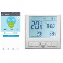 WiFi термостат для теплого пола - терморегулятор с LCD дисплеем POER PTC26 (EG-100428)
