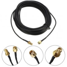 Антенный кабель - удлинитель с SMA разъемами Unitoptek PR-SMA-3, длиной 3 метра (EG-100607) Антенный кабель - удлинитель с SMA разъемами Unitoptek PR-SMA-3, длиной 3 метра (EG-100607)