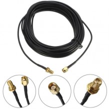 Антенный кабель - удлинитель с SMA разъемами Unitoptek PR-SMA-1, длина 1 метр (eg-100085) Антенный кабель - удлинитель с SMA разъемами Unitoptek PR-SMA-1, длина 1 метр (eg-100085)