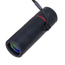 Походный монокуляр Suncore MT-8 30х25 оптический, с  8х зумом, в металлическом прорезиненом корпусе, Black (eg-100251)
