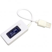 Тестер емкости USB вольтметр амперметр Hesai KCX-017 (eg-100145)