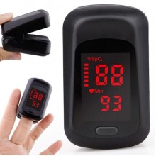 Пульсоксиметр на палец Yukui C3 медицинский оксиметр - прибор для измерения сатурации кислорода в крови, Black (EG-н)