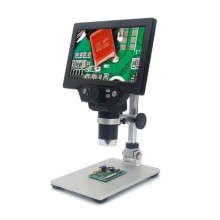Микроскоп цифровой с 7 дюймовым LCD экраном и подсветкой GAOSUO G1200HD, c увеличением до 1200X, питание от сети (eg-100618)