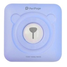 Портативный bluetooth термопринтер для смартфона PeriPage A6, голубой (eg-100335)