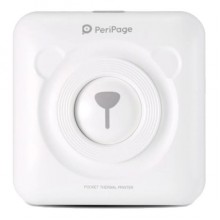 Портативный bluetooth термопринтер для смартфона PeriPage A6, белый (eg-н)