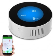Умный датчик утечки газа WiFi с сиреной Yobang Security GS-85 wifi + Iphone&Android App (eg-100315)