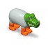 Пазл 3D детский магнитные животные POPULAR Playthings Mix or Match (тигр, крокодил, слон, жираф)
