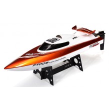 Катер на радиоуправлении Fei Lun FT009 High Speed Boat (оранжевый) С рулевым управлением скоростью Наличие заднего хода Сверхскоростной Небольшой Для любых водоёмов