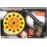 Игрушечный пистолет с мишенью Edison Giocattoli Target Game 28см 8-зарядный С силиконовыми пульками (485/22)  Прицельный Нетоксичный Пневматический Меткий