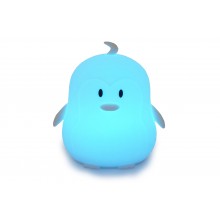 Силиконовый ночник детский Click Пингвин (ночные зверята) 12 см