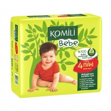 Подгузники Komili Bebe 4 Maxi  7-18 кг 40 шт Гипоалергенные Для комфорта вашего малыша (КВ 07822-04)