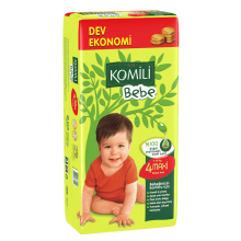 Подгузники Komili Bebe Размер 4 (Maxi) 7-18 кг 60 шт Для комфорта вашего ребенка Гипоалергенные (КВ 07817-04)
