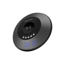 Стильная Колонка Awei Y290 Bluetooth with wireless charger Black портативная (VN-030)