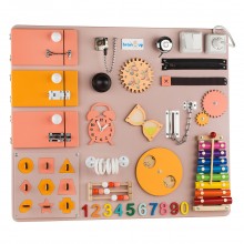 Бизиборд BrainUp Smart Busy Board настольная развивающая игра доска из 30 деталей L60*70 см (6005_1)