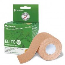 Кинезиологический тейп для лица и тела K-active Elite бежевый 5м