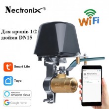 Электропривод шарового крана wifi сервопривод беспроводной 12 вольт для кранов 1/2 дюйма Nectronix CW-15DN (eg-100746)