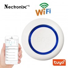 Кнопка SOS Wifi для пожилых и больных людей для экстренного вызова помощи Nectronix SS01, приложение Tuya Smart (eg-100797) Кнопка SOS Wifi для пожилых и больных людей для экстренного вызова помощи Nectronix SS01, приложение Tuya Smart (eg-100797)