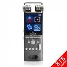 Диктофон цифровой профессиональный  с линейным входом Savetek GS-R06, 8 Гб памяти, стерео, SD до 64 Гб (eg-100084)