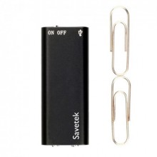 Мини диктофон с активацией голосом Savetek R01, 8 Гб, Mp3, VOX, 8 часов записи (eg-R01-8)