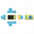Цифровой Детский Фотоаппарат Summer Vacation Smart Kids Camera Original 720P 2" Yellow Blue (HH 500-7) Умный Для детей  Интерактивный  (НН-09)