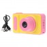Цифровой Детский Фотоаппарат Summer Vacation Smart Kids Camera Original 720P 2" Yellow Pink (HH 500-7) Умный Для детей Интерактивный (НН-10)