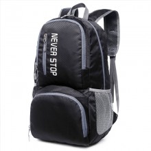 Рюкзак туристический Keloe B10 Original  Never Stop Складной Водонепроницаемый Black Походный Для мужчин и женщин на 30 л Повседневный  (НН-07)