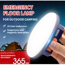 Светодиодный фонарь для кемпинга, аккамуляторный с павербанком, Led Camp Lamp Power bank 7200 mAh, 30W, бежевый, 3 режима, теплый желтый свет