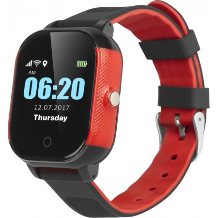 Смарт-часы UWatch GW700S Kid smart watch Black/Red Умные Водонепроницаемые Для детей  ( BBF-02)