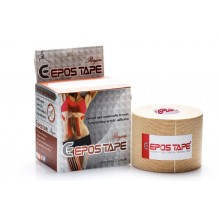 Кинезио тейп EPOS TAPE 7,5cм х 5м, бежевый из хлопка, Гипоаллергенный Акриловый (КТ-13) Кинезио тейп EPOS TAPE 7,5cм х 5м, бежевый из хлопка, Гипоаллергенный Акриловый (КТ-13)