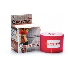 Кинезиологический тейп EPOS RAYON TAPE 5 м, (розовый) из вискозы, Гипоаллергенный Акриловый (КТ-23)