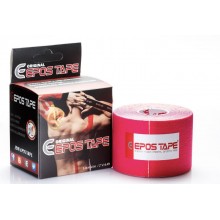 Кинезиологический тейп EPOS TAPE Original 5 м, (розовый) из хлопка, Гипоаллергенный Акриловый (КТ-19)