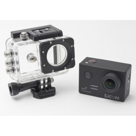 Видеокамера SJCAM SJ5000 Wi-Fi Black Многофункциональная c Wi-Fi модулем Съёмка под водой Спортивная С аквабоксом (BBF-12)